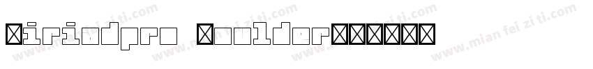 Miriadpro Boulder字体转换